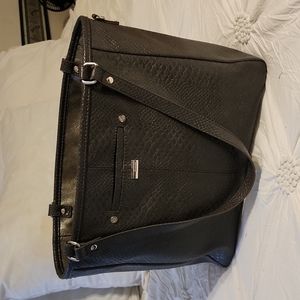 Thirty One drk Grey Jewel reverse able tote